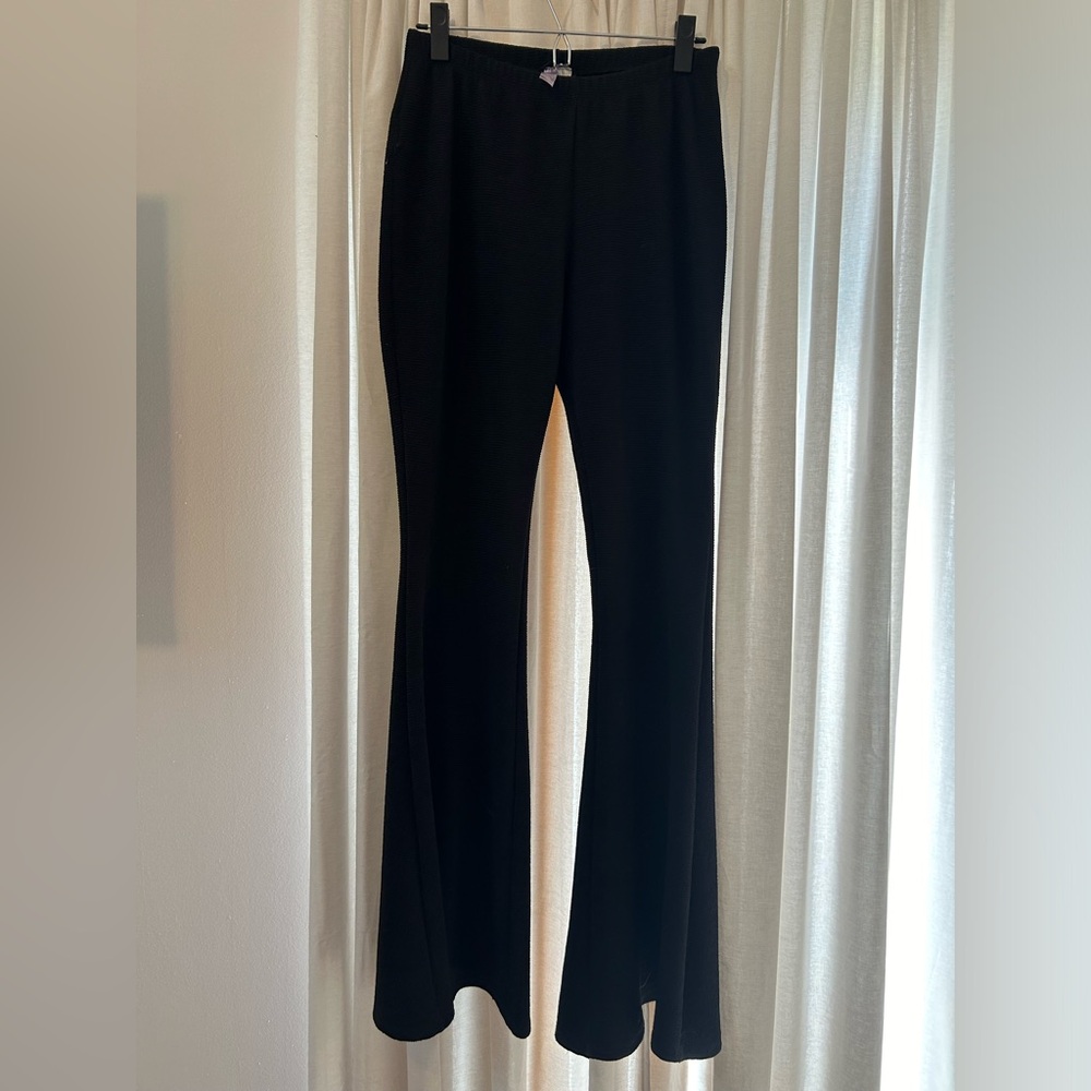 Anthropologie Black Women's Flare Pants